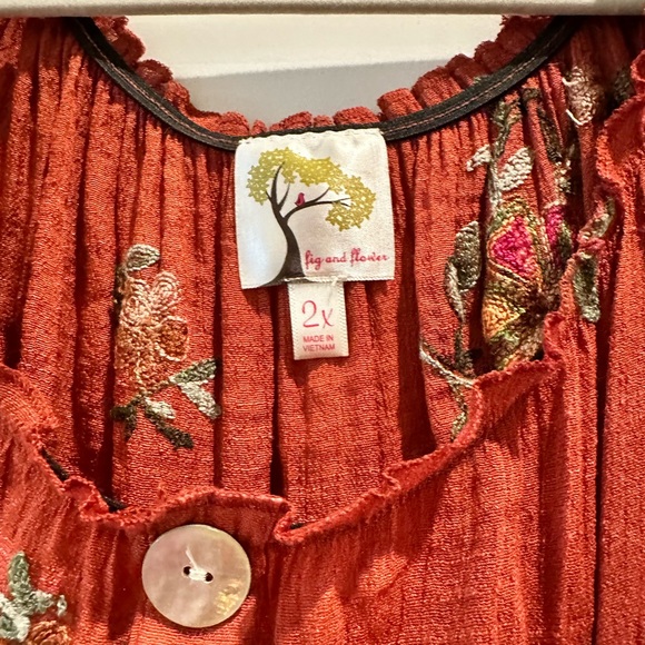 Boho Embroidered Dress - Picture 4 of 5
